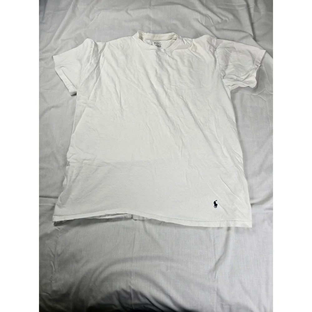 Polo‎ Ralph Lauren Shirt Mens Extra Large White Crew Neck Undershirt Tee